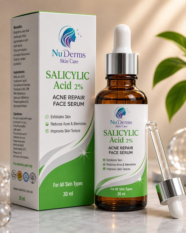 NuDerms Salicylic Acid 2% Acne Repair Face Serum – 30ml